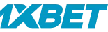 নীল ব্যাকগ্রাউন্ডে 1xBet লোগো